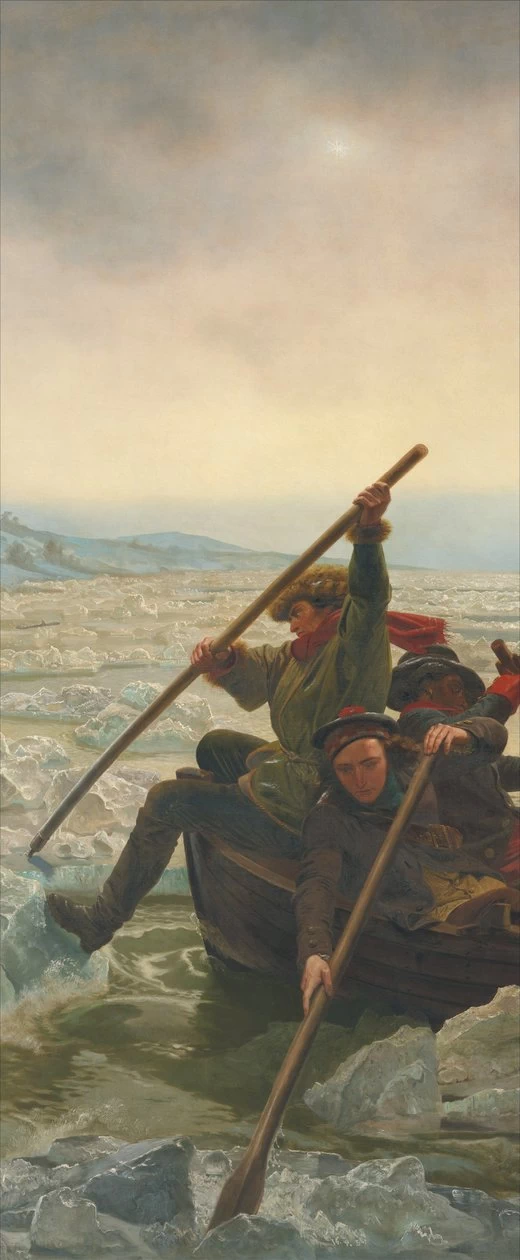 Washington attraversa il Delaware - Metropolitan Museum of Art, New York, dettaglio